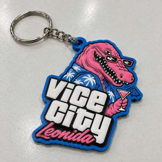 Brelok Aligator Vice City — GTA VI — zdjęcie przykładowego wykonania autora