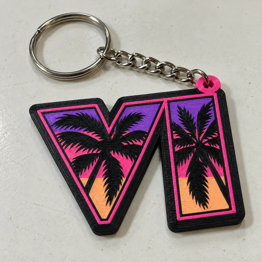Brelok VI z palmami — GTA VI — zdjęcie przykładowego wykonania autora